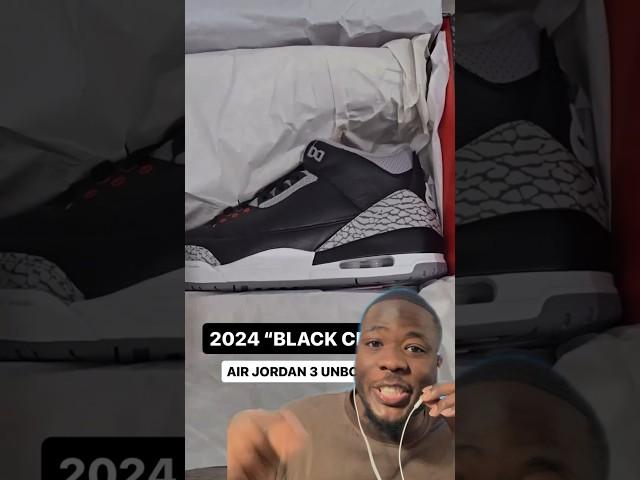 FIRST LOOK: AIR JORDAN 3 BLACK CEMENT ️