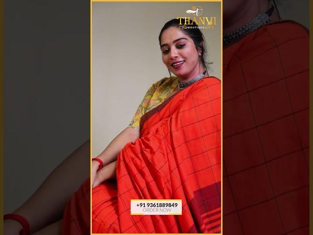 Cotton By Cotton Saree Collections | #thanviboutique #cottonbycotton