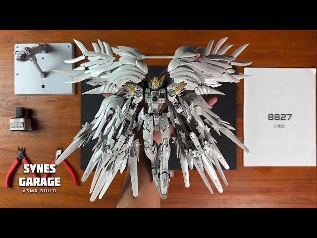 Snow White Wing Gundam ver Metabi 1/100 | ASMR BUILD | Model kit by Daban Model 8827