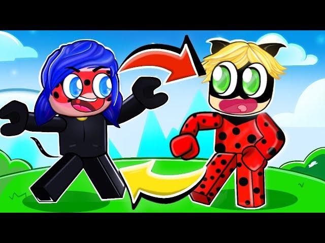 ROBLOX BODY SWAP With Lady Bug & CAT NOIR!