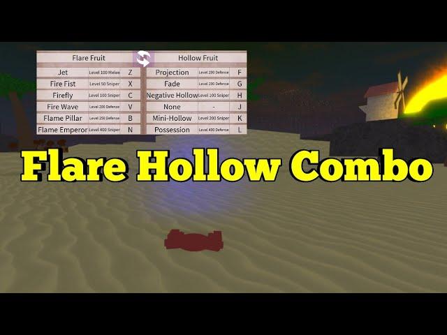 The Most Infuriating Flare Hollow Combo-One Piece Legendary-Roblox