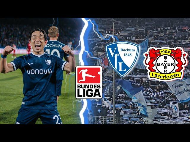 BOCHUM VS LEVERKUSEN HIGHLIGHTS | STARKER VFL SCHOCKT BAYER SPÄT | BUNDESLIGA STADIONVLOG ️