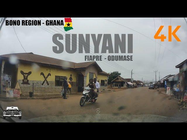 Sunyani Day Drive E39 from Ministries to Fiapre and Odumase 4K