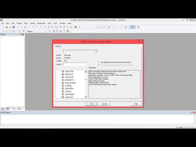 How to Create new Project In Keil Software