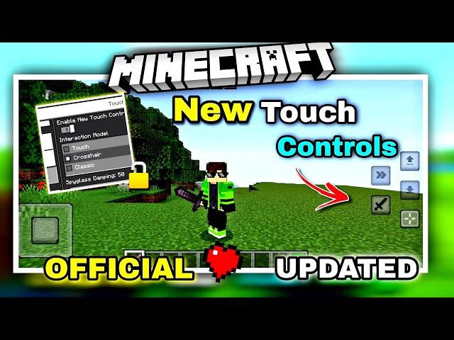 New touch controls officially released unlock  | how to unlock new touch control 1.19.30 update