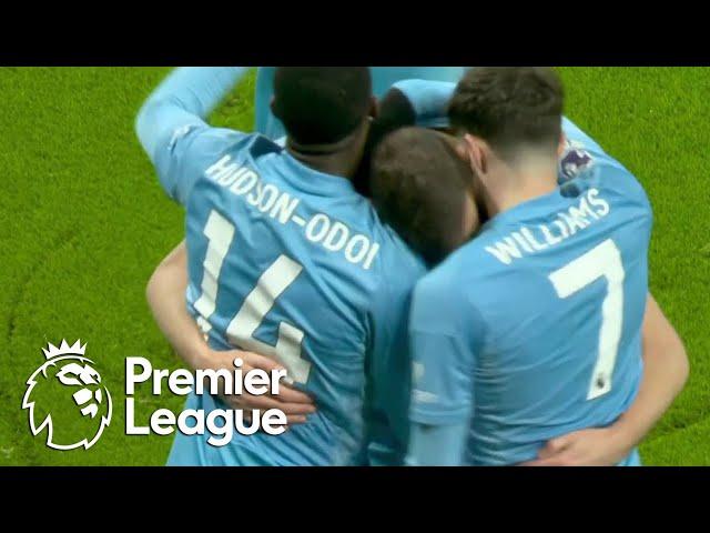 Chris Wood heads Nottingham Forest 3-1 in front of Manchester United | Premier League | NBC Sports