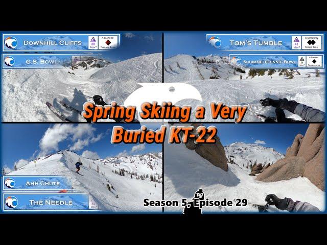 The GREAT THAW! Skiing Slushy Steeps at the "Spring Skiing Capital!" Palisades Tahoe (Szn 5, Epi 29)
