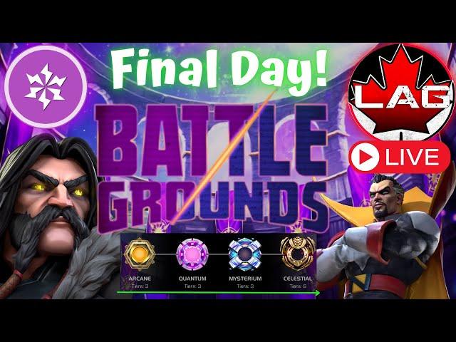 Battlegrounds Quantum To Celestial? Final Push Of The Season Come Hangout! Strengthened Deck! - MCOC