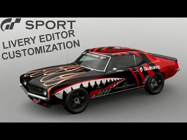 GT SPORT LIVERY EDITOR | HOTROD CAMARO (Chevrolet Camaro) [SPEED ART]