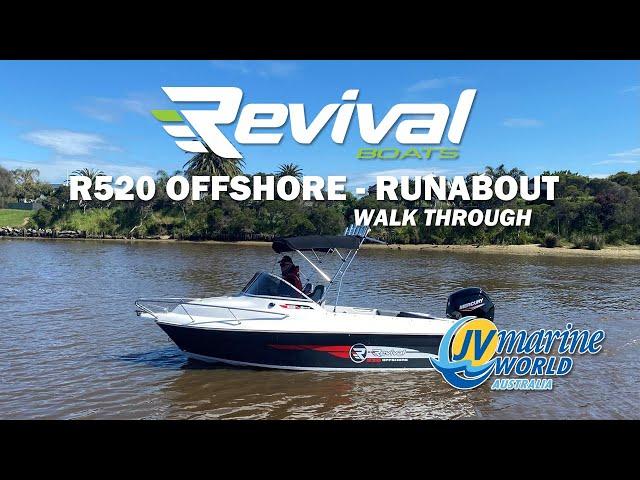 Water Test - Revival 520 Offshore with a 90hp Mercury 4-Stroke