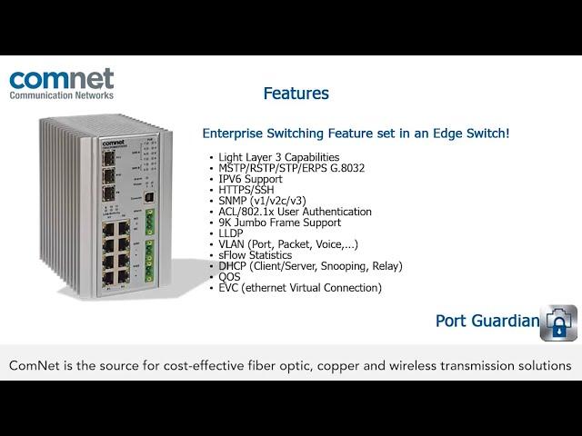 ComNet Educational Series   Why USA made Ethernet Switches are the better choice