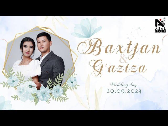 Baxtjan+G'aziza (Wedding Day) (Olmos To'yxonasi) 20.09.2023