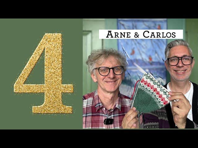 Episode 4 -  Christmas Stocking Knit-Along 2024 with ARNE & CARLOS!  | Easy Daily Tutorial 