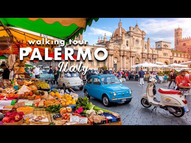 PALERMO SEPTEMBER 2024 [4K]  SICILY  ITALY  WALKING TOUR 4K