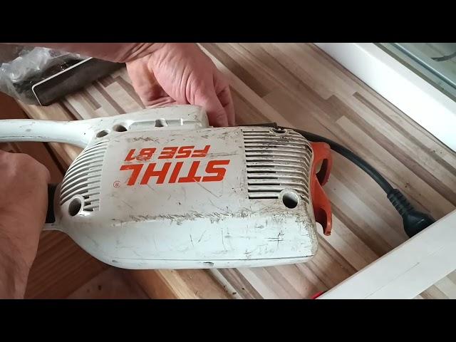 Stihl fse 81, Не мягкий пуск.1300₽ корпус с оборудованием, без мотора. Обходим плату управления об.