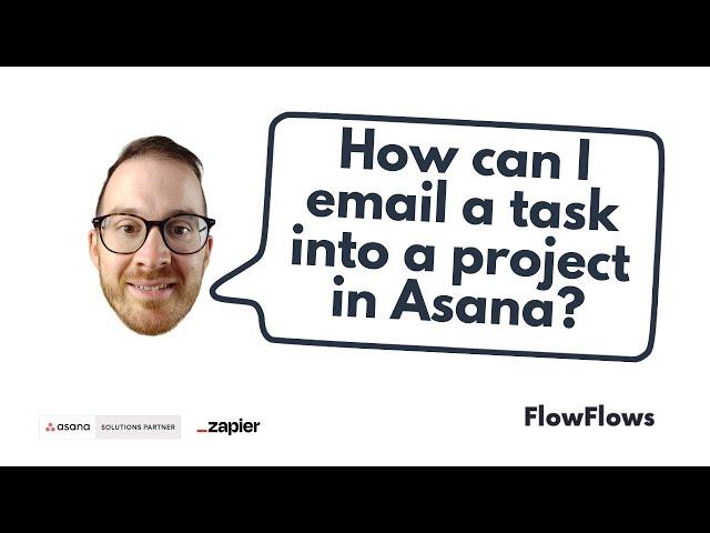 How can I email a task into a specific project in Asana?