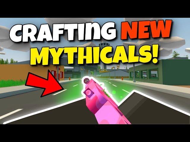 CRAFTING MYTHICALS IN UNTURNED! New Mythical Skins!