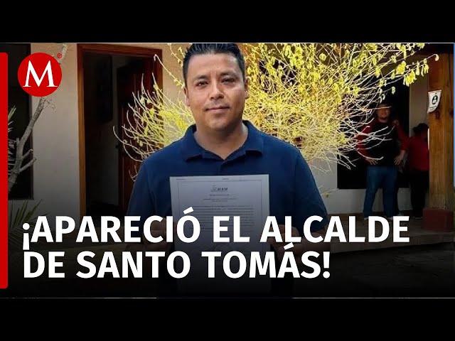 Alcalde de Santo Tomás que escapó de detención, reaparece y acusa persecución política