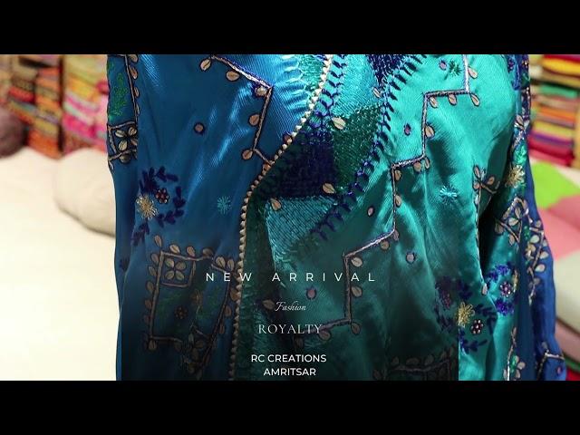 HANDMADE PHULKARI COLLECTION AMRITSAR RC CREATIONS AMRITSAR