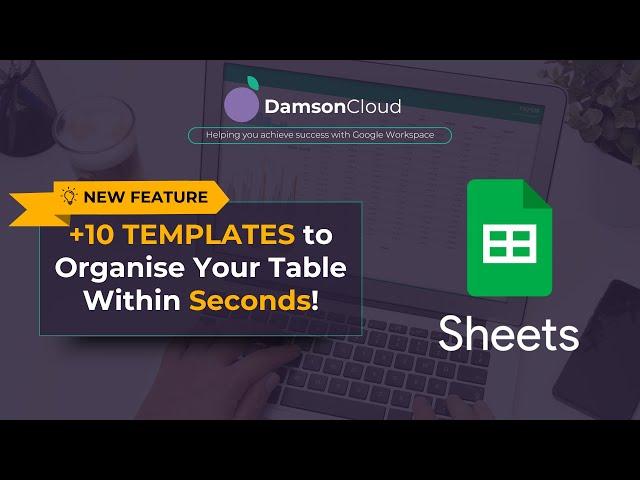 Google Sheets:  +10 FREE Templates to Organise Your Table Within Seconds