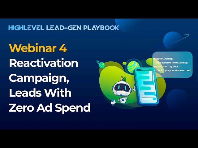 Lead-Gen Playbook Webinar 4: "Reactivation Campaigns"