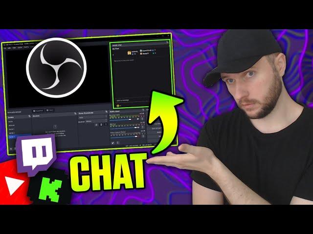 How to Add Custom Browser Docks Such is Twitch Chat to OBS Studio