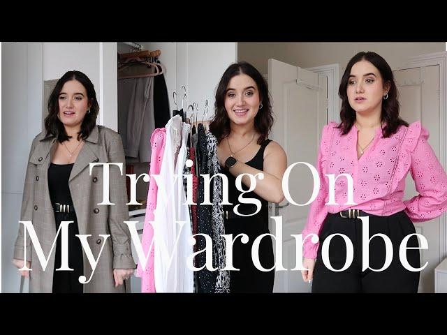 Try On My Wardrobe With Me: Keep or Donate? Wardrobe Declutter | Size 12  | A Little Obsessed