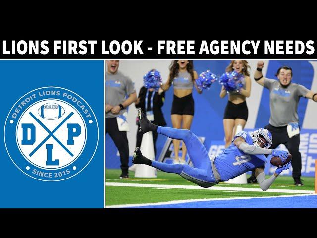 Detroit Lions First Look At Free Agency | Detroit Lions Podcast