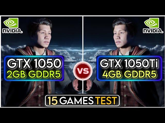 GTX 1050 vs GTX 1050 Ti | 15 Games Test | How Much Difference ?