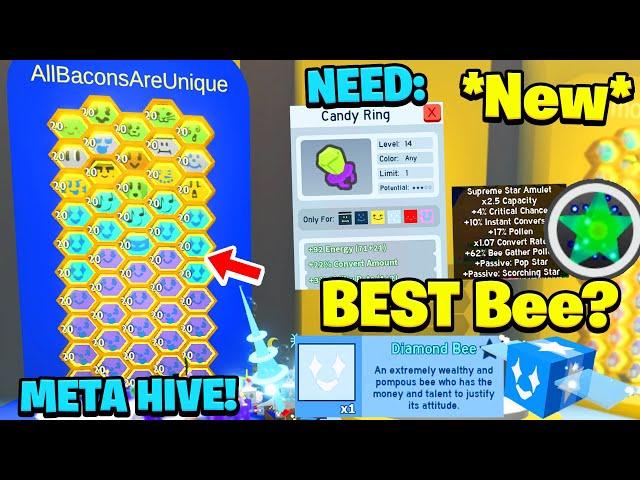 NEW BEST BLUE HIVE GUIDE! New Hive Build, SSA Stats, +MORE in BEESMAS (Bee Swarm Simulator)