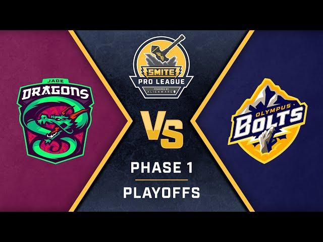 SMITE Pro League Phase 1 Playoffs: Finals Jade Dragons vs Olympus Bolts