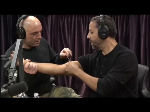 Joe Rogan puts spike through David Blaine's arm