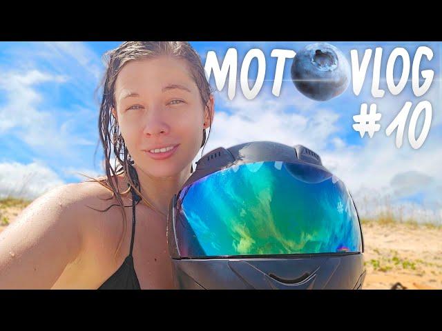 MOTOVLOG - Ride To The Beachfront Cafe & more (A1A Route)