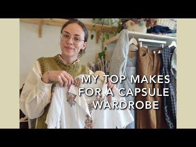 My favourite makes for my me made capsule wardrobe | Intro: I sew and knit my own clothes!