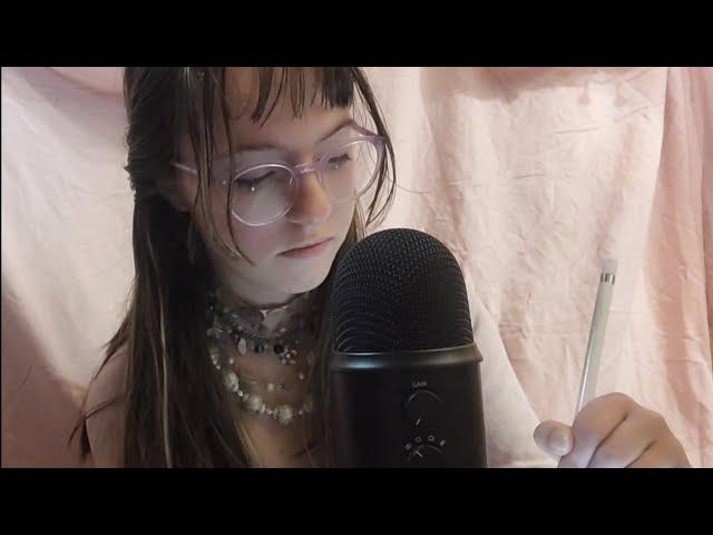 Some new ASMR triggers🩷 | inaudible, glasses tapping, etc.