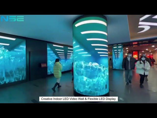 Indoor Creative LED Video Wall & Flexible LED Display Screen-NSE LED