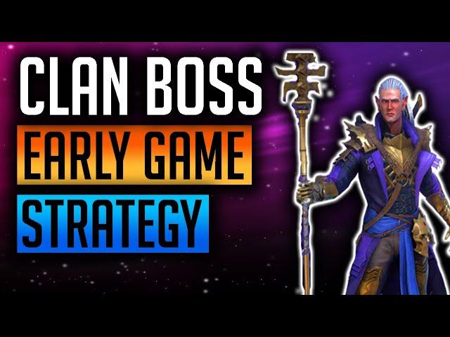 RAID: Shadow Legends | Clan Boss Strategy Early Game! Normal, Hard, earn rewards Free to Play!