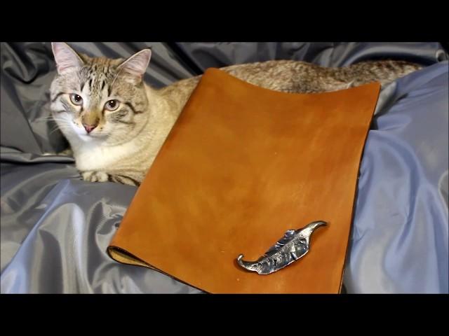 Leather folder Autumn SHABALIN DESIGN