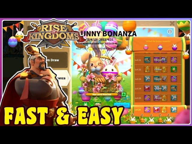 Rise of kingdoms - 7K gem event tips & tricks to finish it fast & easy