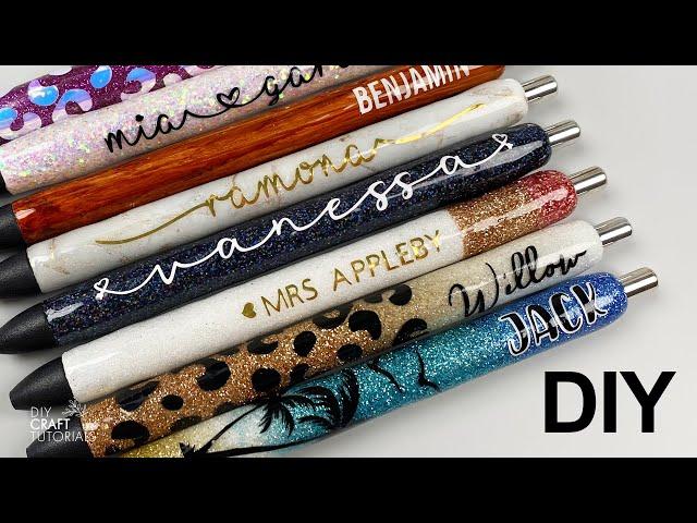 EPOXY PEN TUTORIAL | Epoxy Pens with Vinyl | EVERYTHING YOU NEED TO KNOW!