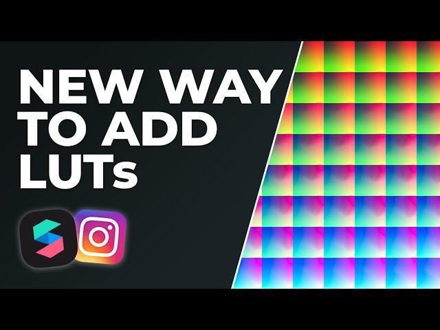 New way to add LUTs in Spark AR Studio! | Create Instagram Filter