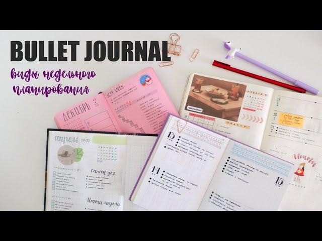 BULLET JOURNAL//ПЛАНИРОВАНИЕ НЕДЕЛИ В ЕЖЕДНЕВНИКЕ