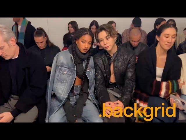 Willow Smith at the Acne Studio show in Paris, France