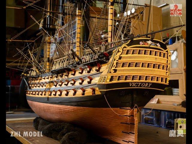 HMS VICTORY 1805 Scale 1/96 1032mm 40" Wood Model Ship Kit(ShiCheng)