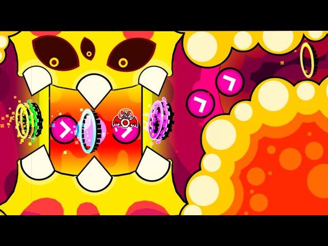 ''Magma Bound'' 100% (Demon) by ScorchVx [2 Coins] | Geometry Dash