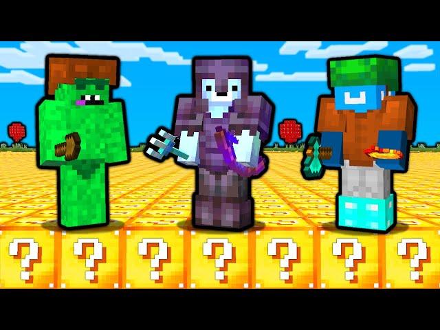 Can We Survive LUCKY BLOCK ONLY Minecraft?