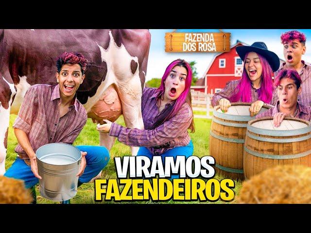 SOBREVIVENDO COMO FAZENDEIROS POR 24 HORAS *Fazenda dos Rosa