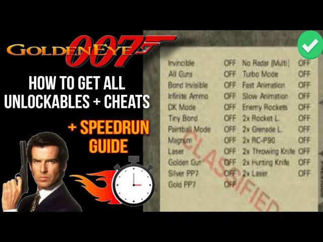 Goldeneye 007: The ULTIMATE In-Depth Speedrun + All Unlockables Guide