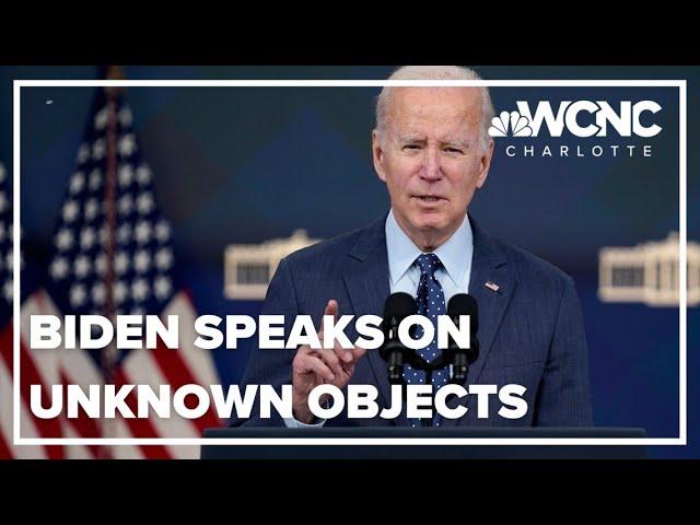 President Biden speaks on unidentified aerial objects