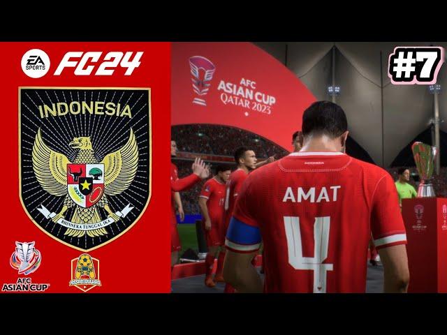 FINAL AFC ASIAN CUP, SHIN TAE-YONG SUKSES BAWA SKUAD GARUDA JADI JUARA? | FC 24 TIMNAS INDONESIA #7